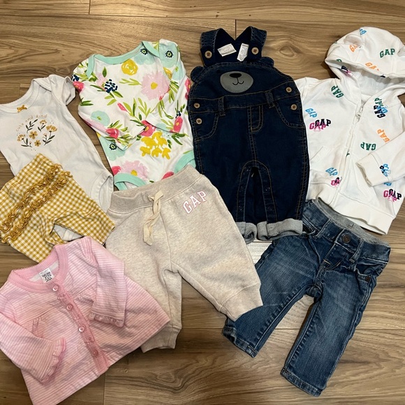 GAP Other - Baby Girl Clothing Bundle Newborn/0-3 Baby Gap Koala Baby Floral Spring Denim